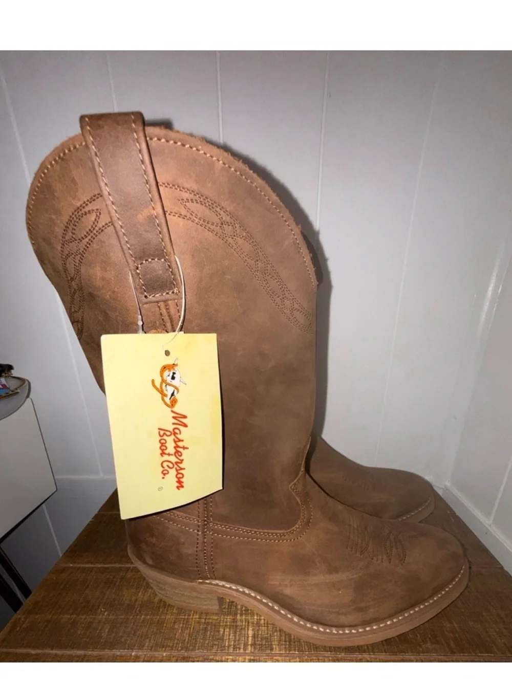 🔆NWT Masterson Boot Co. Brown Western Boots